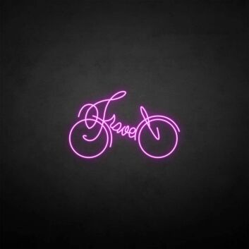 &#39;Bicycle&#39; neon sign