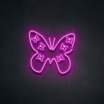 Butterfly Neon Sign adds whimsy to any space