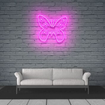 Butterfly Neon Sign adds whimsy to any space
