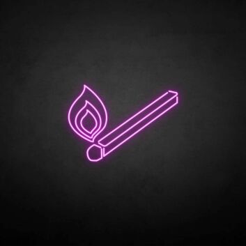 &#39;Match&#39; neon sign