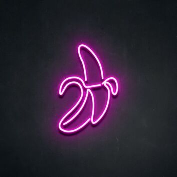 Banana Neon Sign for Fun Decor