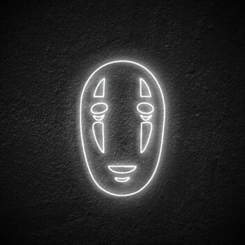 No Face Neon Sign for Studio Ghibli Lovers