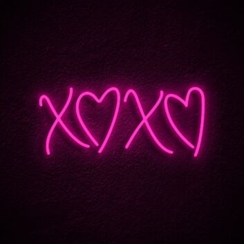 Xo Neon Sign for Music Lovers and Romantic Spaces