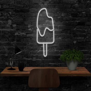 Popsicle Neon Sign for Summer and Fun Decor