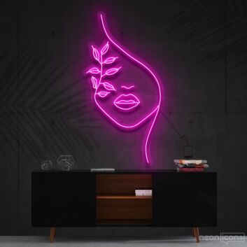 Mother Nature Neon Sign for Nature Themed Decor