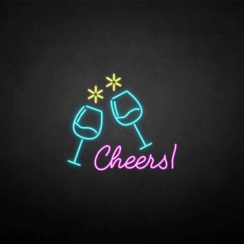Customize &#39;Cheers2&#39; neon sign