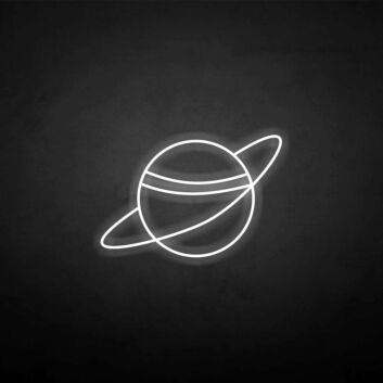 &#39;Planet&#39; neon sign