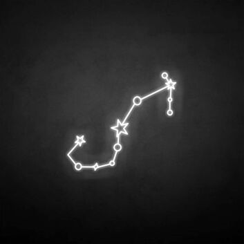 &#39;Scorpio&#39; neon sign