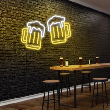 Beer Neon Sign for Bars and Restaurants