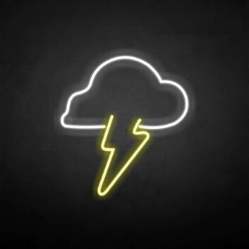&#39;Thunder&#39; neon sign