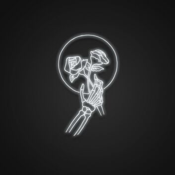 Skull Neon Sign for Edgy Decor