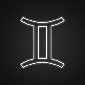 Gemini Neon Sign for Horoscope Enthusiasts