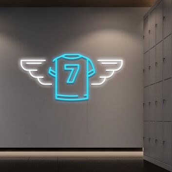 Jersey Neon Sign for Sports Enthusiasts