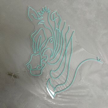 Zebra&#39; neon sign