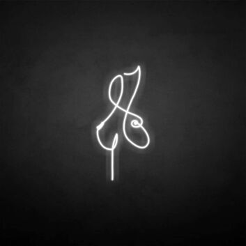 &#39;Note&#39; neon sign