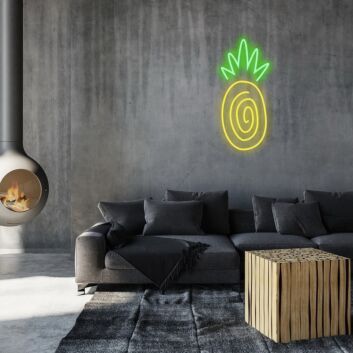 Pineapple Neon Sign Create a tropical vibe in your kitchen or bar