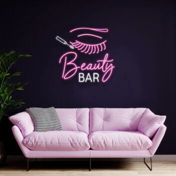 Beauty Bar Neon Sign Attract customers to your beauty bar