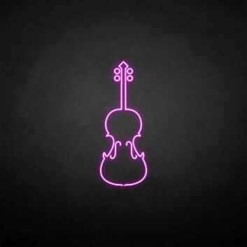 Violin&#39; neon sign