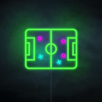 Court Layout Neon Sign Ideal for sports-themed rooms