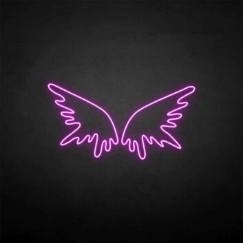 &#39;Wing&#39; neon sign