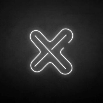 &#39;Cross&#39; neon sign