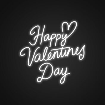 Happy Valentines Day Neon Sign Celebrate love in style