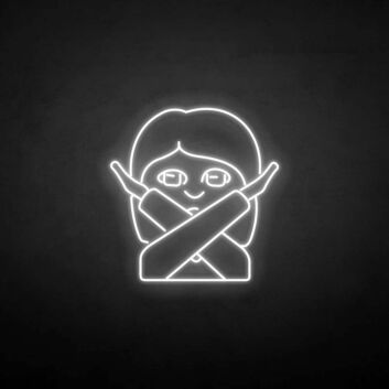 &#39;NO&#39; neon sign