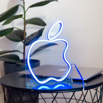 Brighten Up Your Space: Perfect for Office, Bar, and Tech Events with Apple Logo LED Mini LED Neon Sign