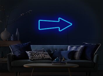 Arrow Light Up LED Neon Sign: Perfect for weddings, bars, and trendy home decor accents.