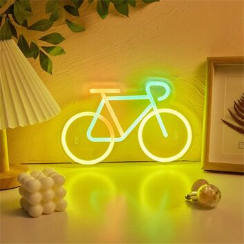 Brighten Up Your Space: Bicycle LED Neon Sign - Perfect for Home Decor, Bars, and Themed Parties