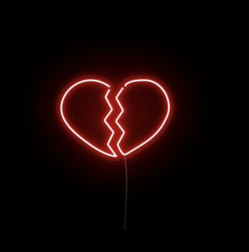 Brighten your home, office, or bar corners with emotions using the Broken Heart LED Neon Sign.