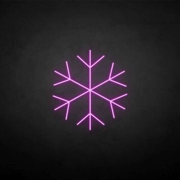 Marry Christmas Snowflake Neon Sign