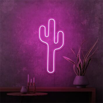 Brighten Your Space with Elegance: Cactus Mini LED Neon Sign for Home Decor, Office Accent, and Trendy Bar Ambiance.