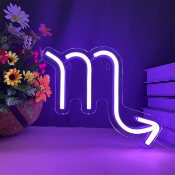 Brighten Up Your Space: Constellation Scorpio LED Neon Sign for Perfect Ambiance in Home, Office, or Bar.