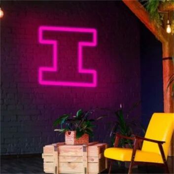Brighten Up Your Celebration: The Perfect Home, Bar, and Birthday Ambiance with Customized LED Neon Light Letter I Neon Sign
