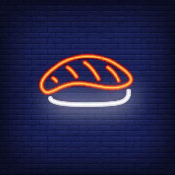Brighten Your Kitchen or Sushi Bar Ambiance with Cute Mini Sushi LED Neon Sign.