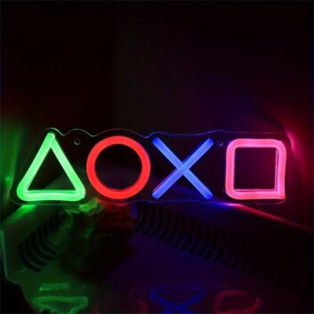 Elevate Your Gaming Room, Bar, or Man Cave Ambiance with the Game Icon Wall LED Neon Sign.