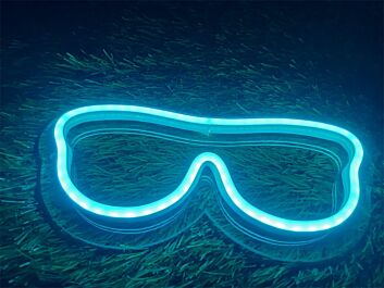 Brighten Up Your Bar or Eyewear Store Ambiance with the Stylish Glasses LED Neon Sign.
