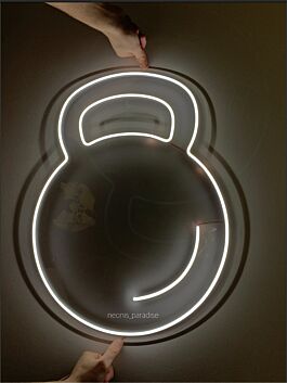 Brighten Your Workout Space or Gym with the Versatile Kettlebell Sign Gym LED Neon Sign - Perfect for Home Decor, Fitness Centers, and Motivational Spaces.