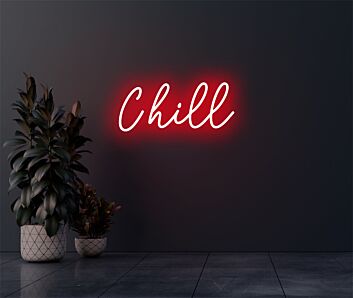 Brighten Up Your Home, Office, or Bar Ambiance with the Versatile LED Chill Neon Sign.
