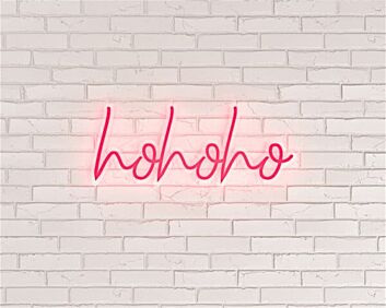 Brighten Up Your Christmas: LED Hohoho LED Neon Sign for Festive Home Decor, Office Celebrations, and Holiday Parties