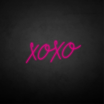 XOXO neon sign