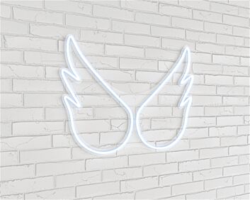 Elevate Your Space: LED Wings LED Neon Sign for Home Decor, Vibrant Office Ambiance, and Chic Bar Settings.