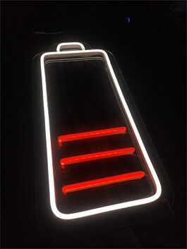 Brighten Up Your Office, Game Room, or Bar Ambiance with the Mini Low Battery LED Neon Sign.