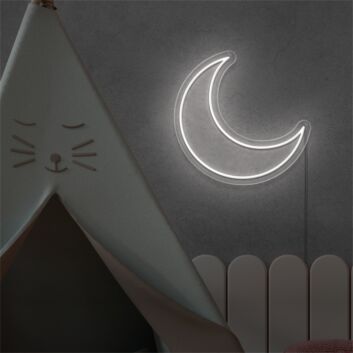 Revamp your space with a celestial touch for home decor, bars, and weddings - Moon LED Neon Sign Sketch and Etch Us.