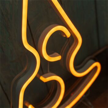 Elevate Your Kitchen Charm or Cheese-Themed Events with the Piece Of Cheese LED Mini LED Neon Sign.