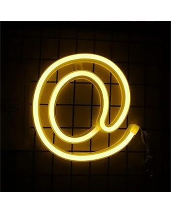 Bring vibrant flair to your home, bar, or party ambience with the Shape LED Neon Symbol At LED Neon Sign.