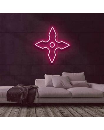 Add a Ninja Spark to Your Home, Office, and Special Events with the Shuriken LED Neon Sign.