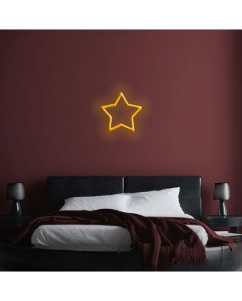 Brighten Up Your Space: Perfect for Home Decor, Office Ambiance, and Bar Settings with Star LED Neon Sign.