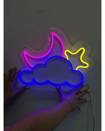 Transform Your Space: From Cozy Evenings at Home to Vibrant Store Displays with Stary Night Mini LED Neon Sign.